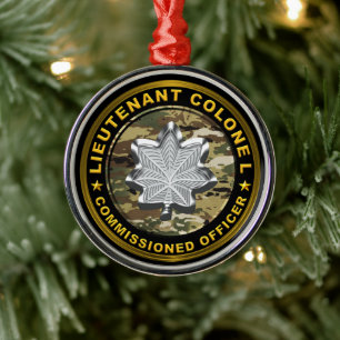 Ornement En Métal Lieutenant-colonel