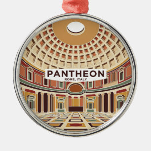 Ornement En Métal L'intérieur du Panthéon Italie