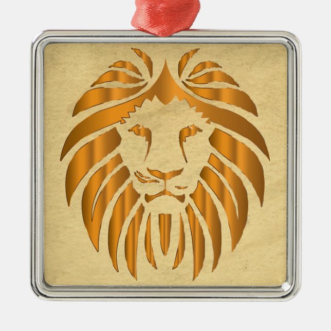 Ornement en métal Lion (Devant)
