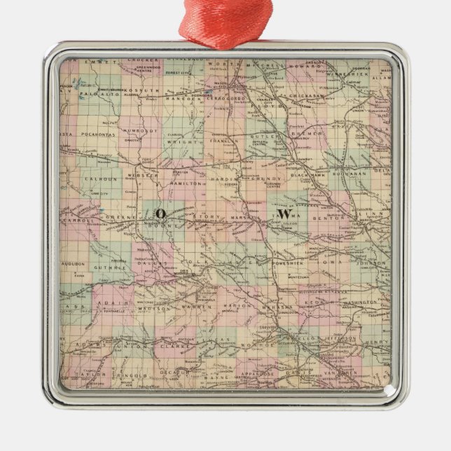 Ornement En Métal L'Iowa 3 (Devant)