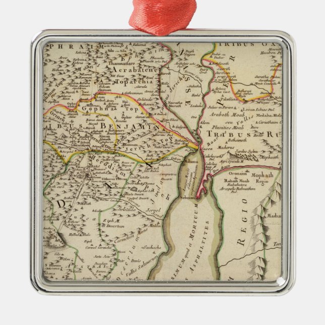 Ornement En Métal L'Israël et la Palestine (Devant)