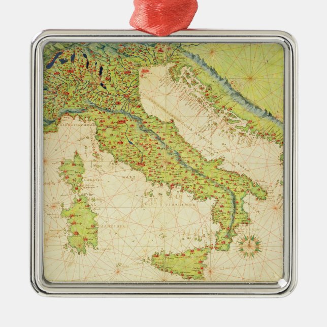 Ornement En Métal L'Italie (Devant)