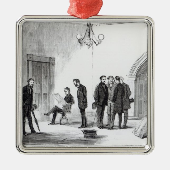 Ornement En Métal Lobby de la Maison Blanche à Washington (Devant)