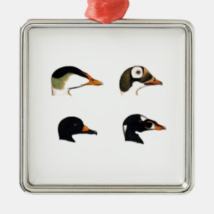 Ornement En Métal Logo de canards de mer