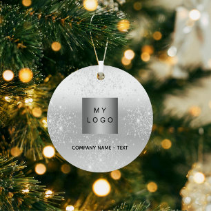 Ornement En Métal Logo de l'élégante entreprise de parties scintilla