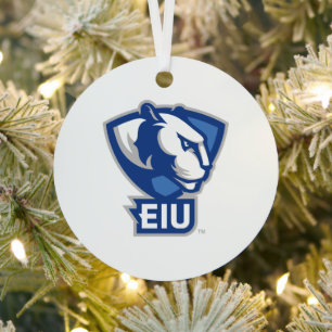 Ornement En Métal Logo Eastern Illinois University Panthers