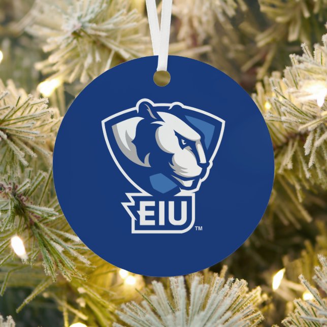 Ornement En Métal Logo Eastern Illinois University Panthers (Insitu)