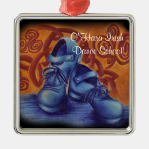 Ornement En Métal L'ornement des chaussures dures bleues