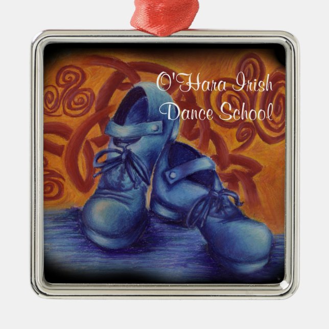 Ornement En Métal L'ornement des chaussures dures bleues (Devant)