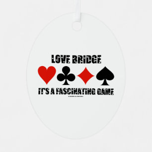 Ornement En Métal Love Bridge C'est une carte de jeu fascinante
