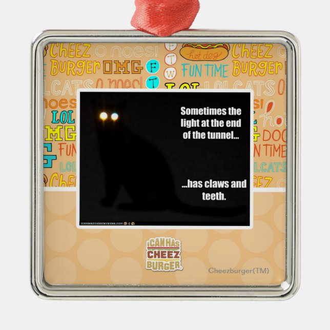 Ornement En Métal Lumière à l'extrémité du tunnel (Devant)