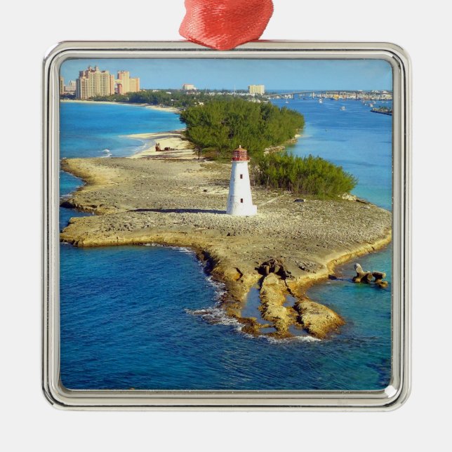 Ornement En Métal Lumière d'île de paradis (Devant)