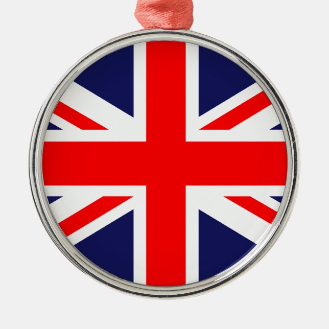 Ornement En Métal L'Union Jack classique (Devant)