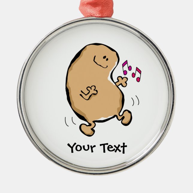 Ornement En Métal M. Human Bean Doing The Jiggy (Devant)