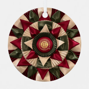 Ornement En Métal MACH Chien Agilité Rosette Personnalisée Noël