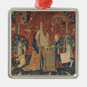 Ornement En Métal Madame et la licorne : 'Hearing