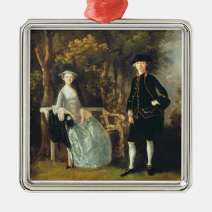Ornement En Métal Madame Lloyd et son fils de Thomas Gainsborough ,