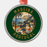 Madeira Portugal Cercle retro en détresse