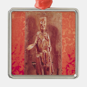 Ornement En Métal Madonna noir, école catalanne, 11ème siècle