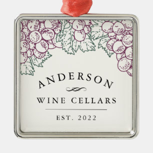 Ornement En Métal Maison personnalisée Cave à vin