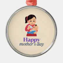 Maman et bébé, jour de mère heureuse