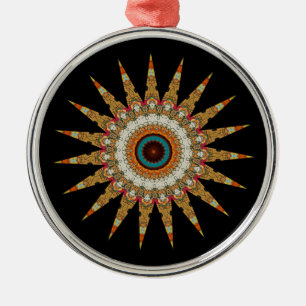 Ornement En Métal Mandala