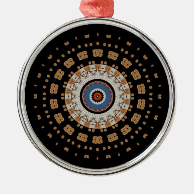 Ornement En Métal Mandala (Devant)