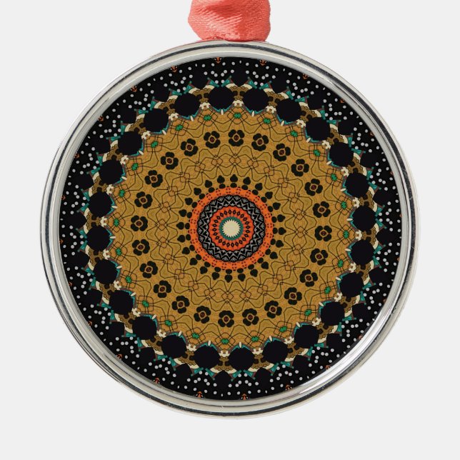 Ornement En Métal Mandala (Devant)