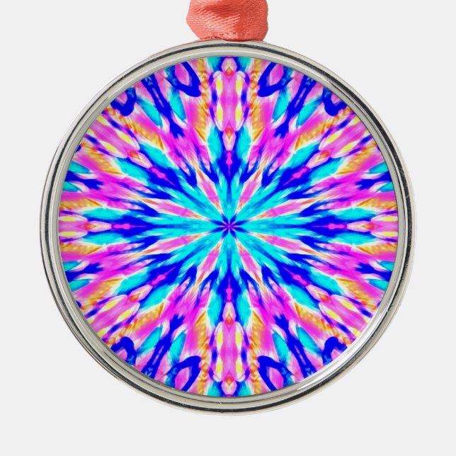 Ornement En Métal mandala fractal complexe (Devant)