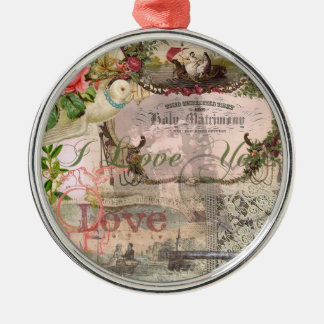 Ornement En Métal Mariage élégant Mariage Vintage Antique Vintage