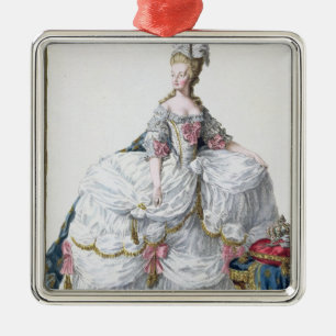 Ornement En Métal Marie Antoinette (1752-93) de 'DES Estam de