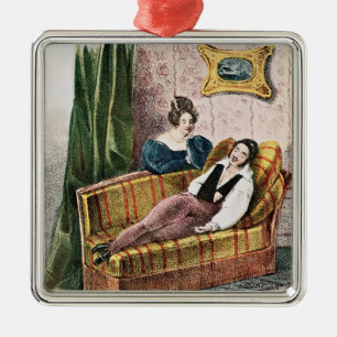 Ornement En Métal Marie Dorval dans le rôle du d'Hervey d'Adele