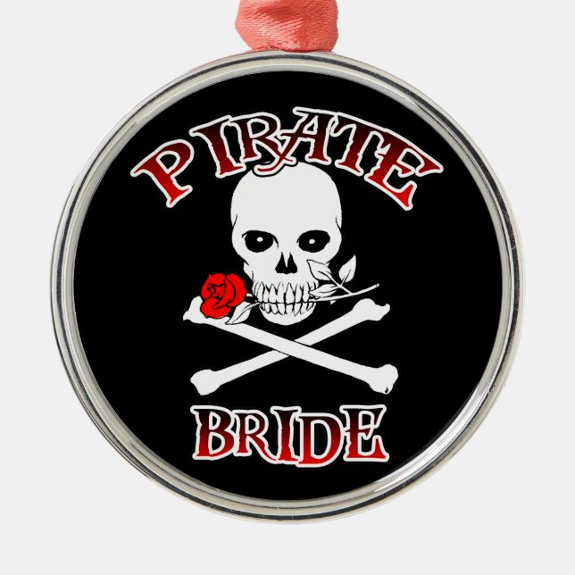 Ornement En Métal Mariée pirate (Devant)