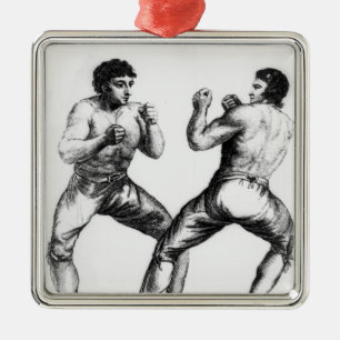 Ornement En Métal Match de boxe