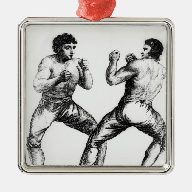 Ornement En Métal Match de boxe (Devant)