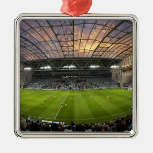 Ornement En Métal Match de football, Forsyth Barr Stadium, Dunedin
