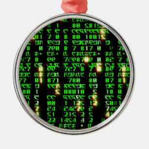 Ornement En Métal Matrice de code