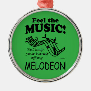 Ornement En Métal Melodeon Sent La Musique