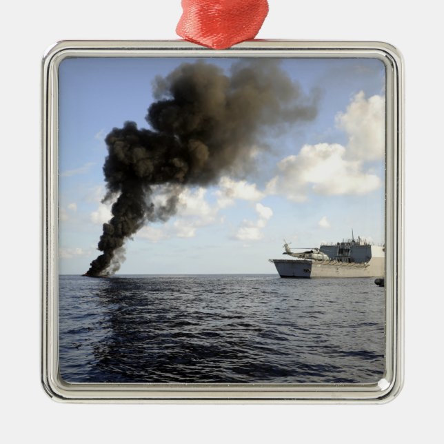 Ornement En Métal Membres de la Garde côtière américaine (Devant)