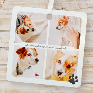 Ornement En Métal Mémorial des animaux de compagnie en mémoire d'amo