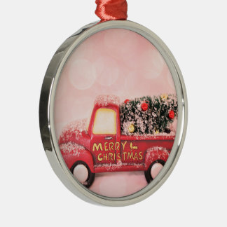 ORNEMENT EN MÉTAL MERRY NOËL ROUGE