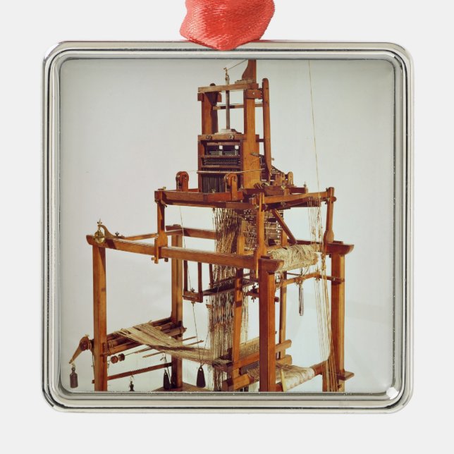 Ornement En Métal Métier à tisser conçu par le jacquard de Joseph (Devant)