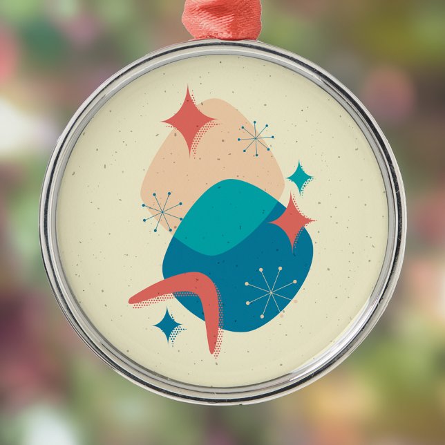 Ornement En Métal Mi-siècle Âge atomique Abstrait 17 (Créateur téléchargé)