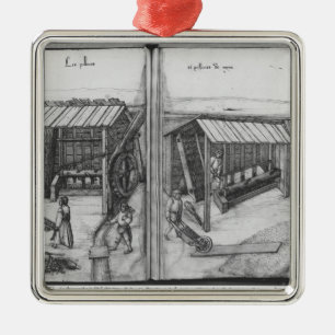 Ornement En Métal Mine argentée des Croix-aux.-Mines de La, Lorrain