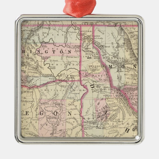 Ornement En Métal Minerai, lavage, IDA, Mont (Devant)