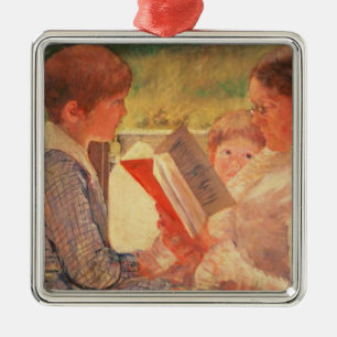 Ornement En Métal Mme Cassatt Reading à ses petits-enfants, 1888