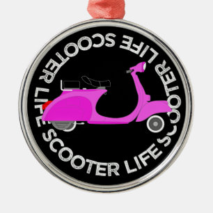 Ornement En Métal Mode de vie scooter pour les fans de scoot 2 roues