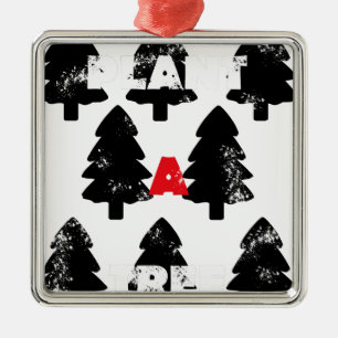 Ornement En Métal Modèle de plantation d'un arbre