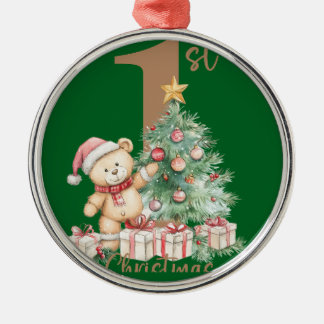Ornement En Métal Mon 1er Noël