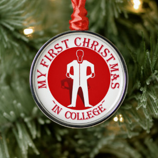 Ornement En Métal Mon Premier Noël À L'Université